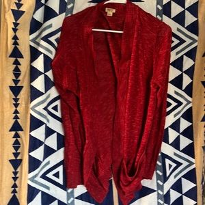 Red mossimo cardigan